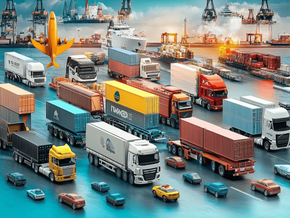 O que são fretes intermodais