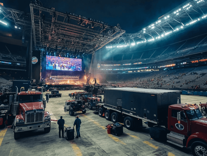 No Centro do Espetáculo: Estratégias para uma Logística Eficiente no Frete para Feiras e Eventos