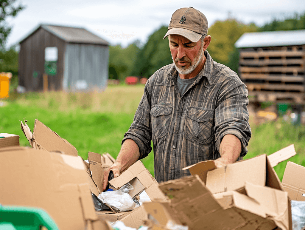 Logística reversa na agricultura: cultivando a sustentabilidade com o descarte responsável de embalagens e produtos.