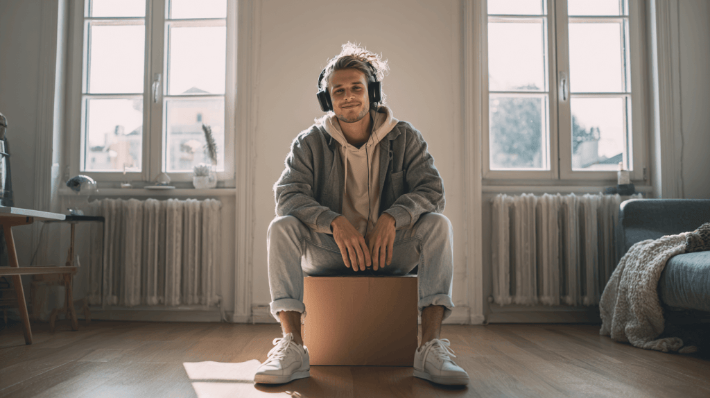 Aquele mix de caos e liberdade que só a primeira mudança proporciona. Bem-vindo à vida adulta!